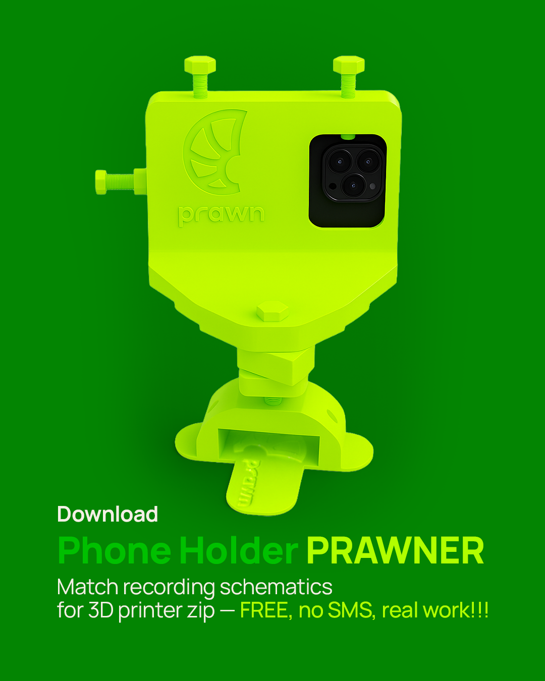 PRAWNER phone holder